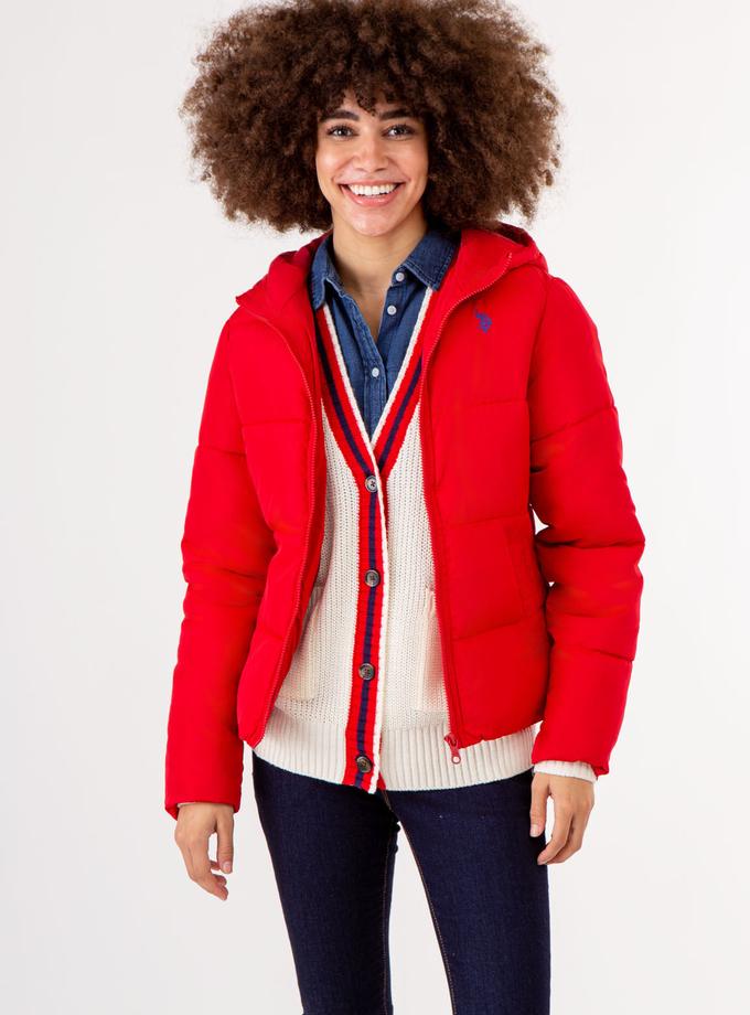 USPA HOODED PUFFER JACKET Best Price