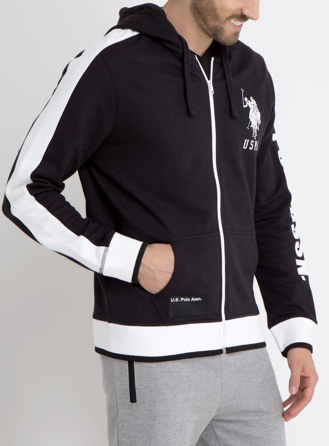 USPA HOODIE WITH RUBBER LOGOS High Quality