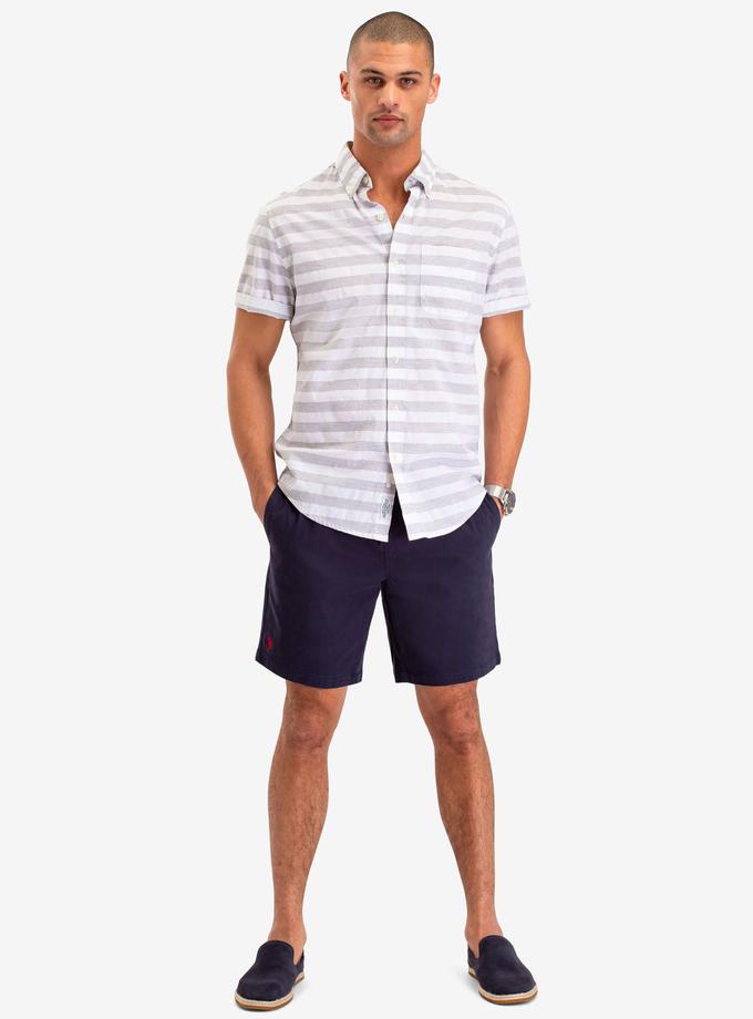 USPA HORIZONTAL STRIPE SHORT SLEEVE SHIRT On Sale