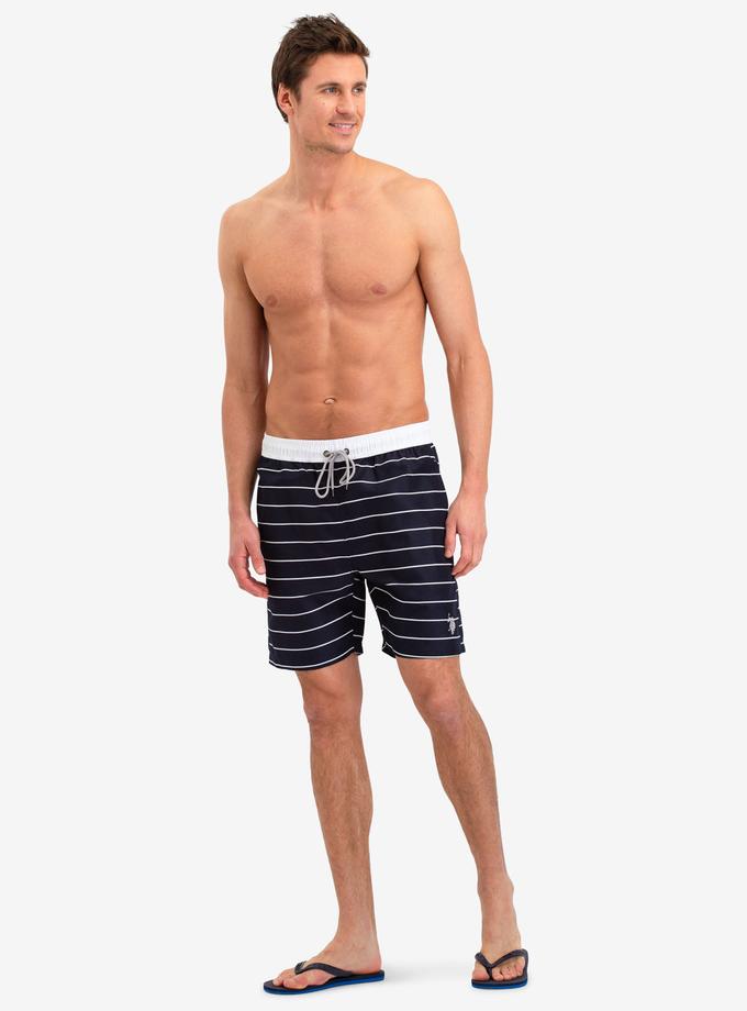 USPA HORIZONTAL STRIPE SWIM TRUNKS High Quality