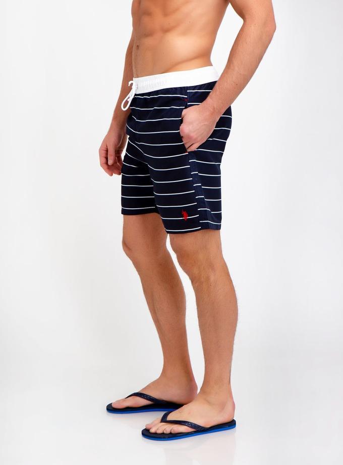 USPA HORIZONTAL STRIPED SWIM TRUNKS New Arrival