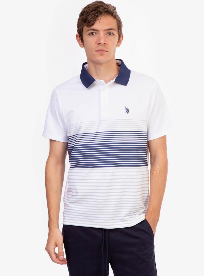 USPA INTERLOCK ENGINEERED PRINT POLO SHIRT Best Seller