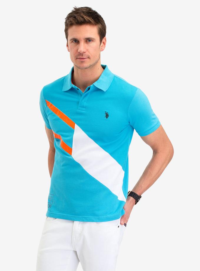 USPA IP3 DIAGINAL STRIPE POLO SHIRT High Quality