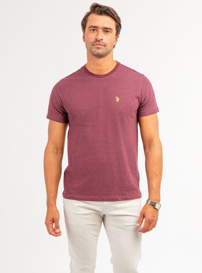 USPA JACQUARD MICRO STRIPE T-SHIRT Best Seller