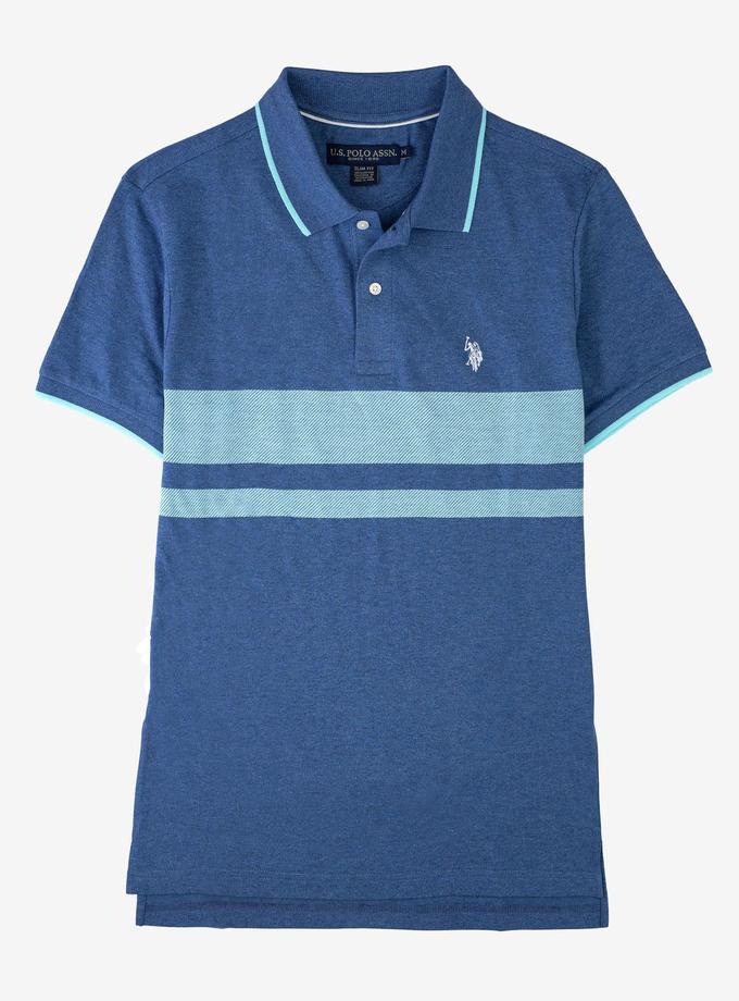 USPA JACQUARD PIQUE POLO SHIRT New Arrival