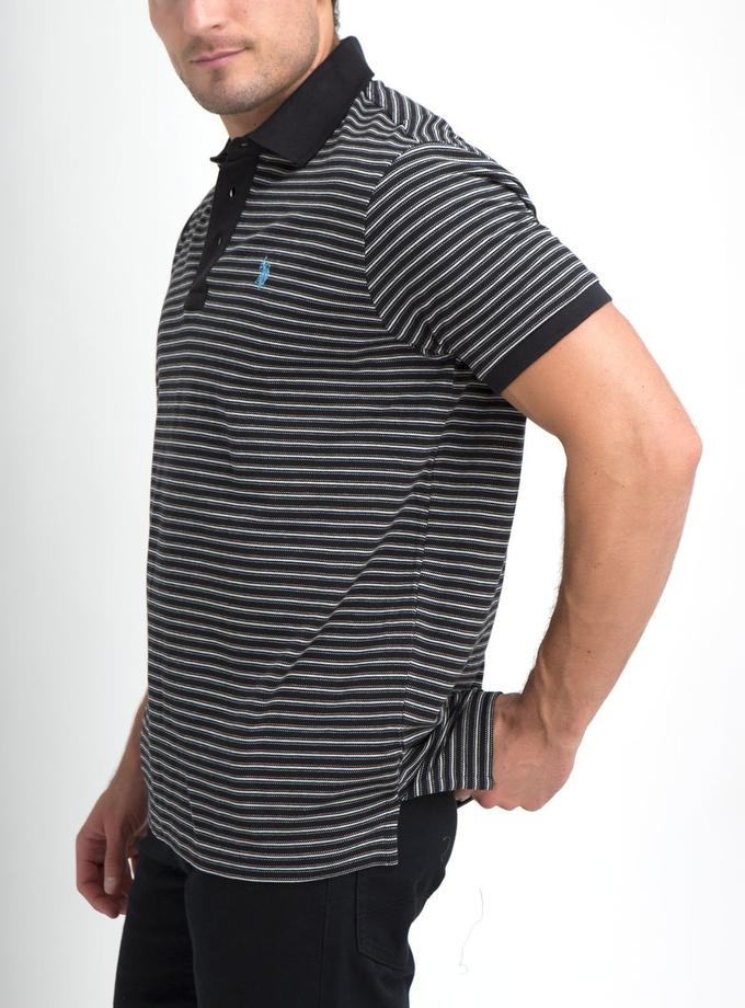 USPA JACQUARD STRIPED POLO SHIRT On Sale