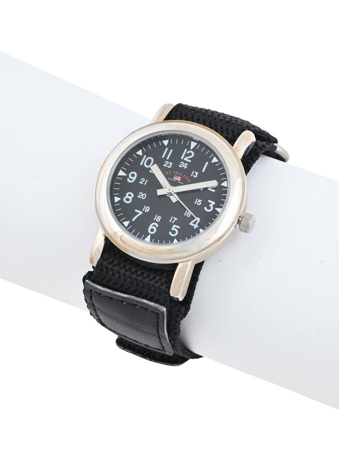 USPA JUNIOR BLACK NYLON STRAP WATCH On Sale