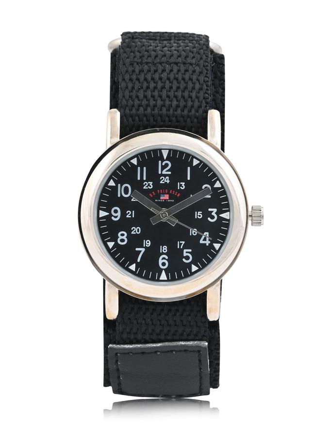 USPA JUNIOR BLACK NYLON STRAP WATCH On Sale