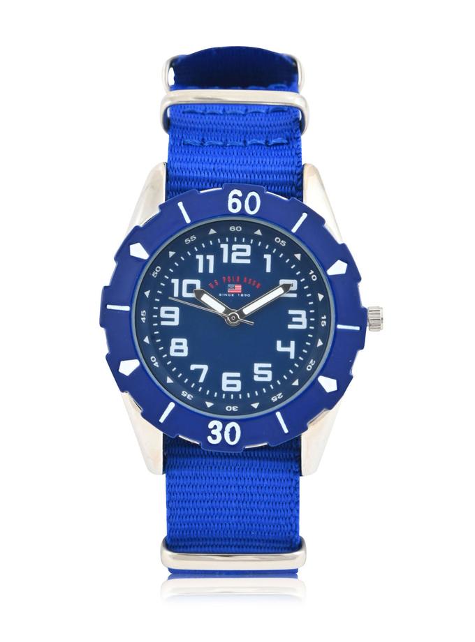 USPA JUNIOR BLUE NYLON STRAP WATCH On Sale