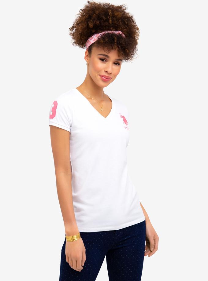 USPA LACE NECKLINE T-SHIRT Best Seller