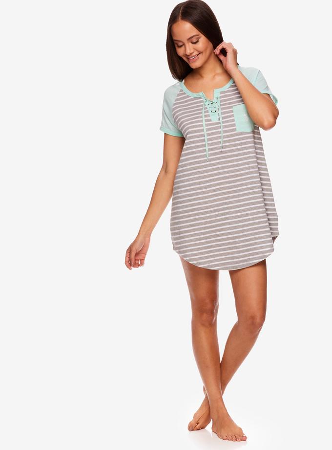 USPA LACE UP STRIPE DORM SHIRT Best Seller