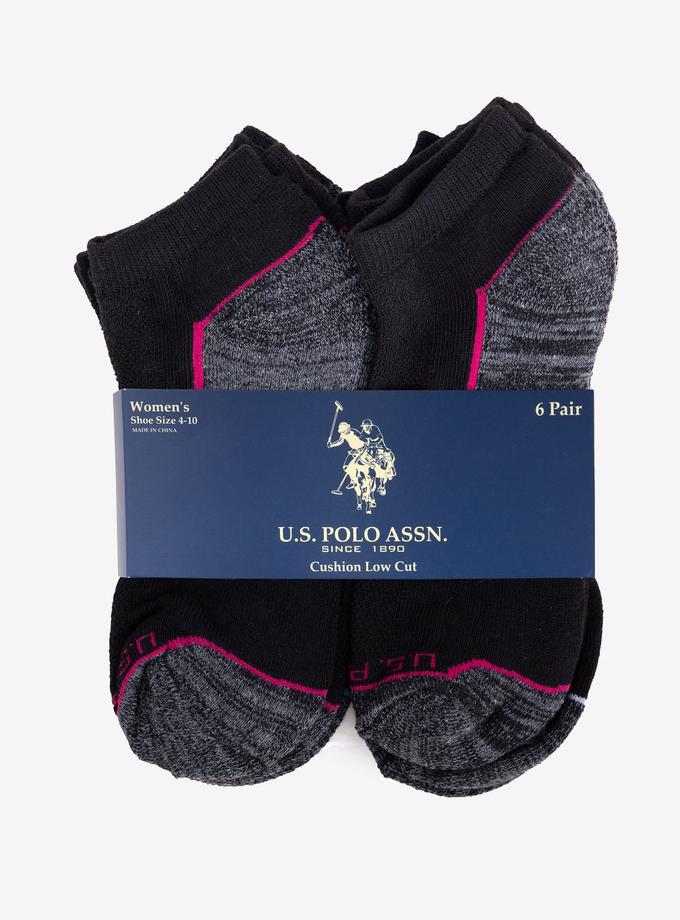 USPA LADIES 6 PACK LOW CUT SOCKS Best Seller