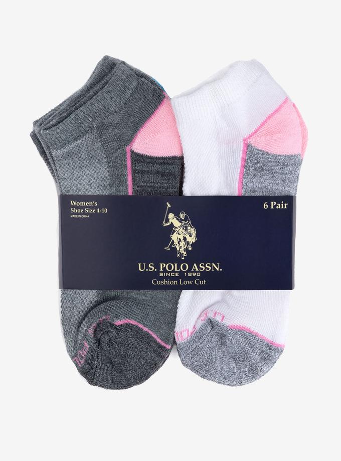 USPA LADIES 6 PACK LOW CUT SOCKS Free shipping