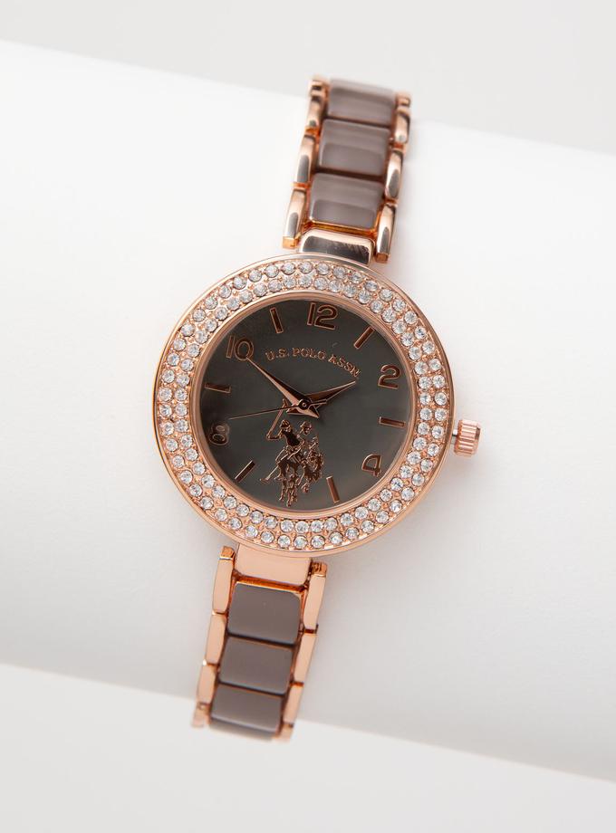 USPA LADIES BRACELET WATCH WITH CRYSTALS New Arrival