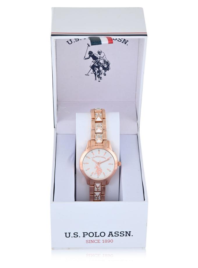 USPA LADIES EMBELLISHED DECO ANALOG WATCH New Arrival