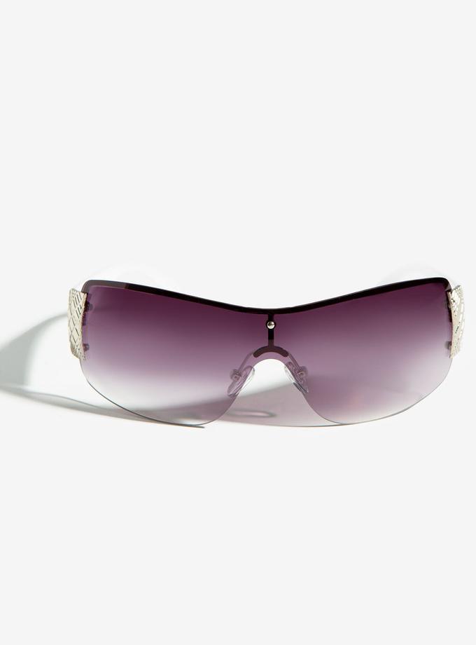 USPA LADIES EMBELLISHED SHIELD SUNGLASSES Best Buy