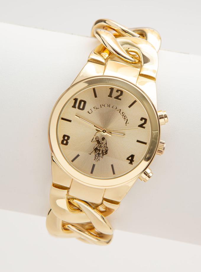 USPA LADIES GOLD CHAIN WATCH Best Buy