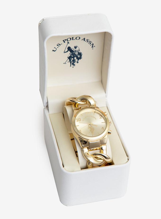 USPA LADIES GOLD CHAIN WATCH Best Buy