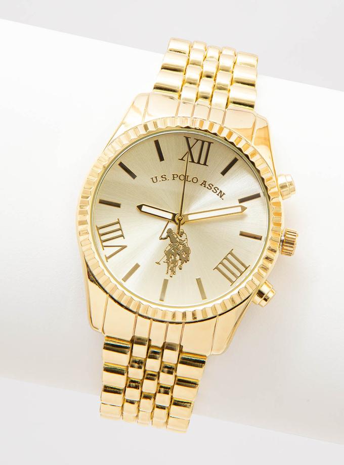 USPA LADIES GOLD LINK WATCH Best Seller