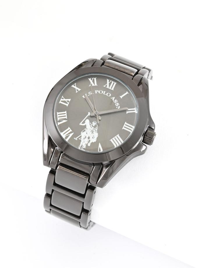 USPA LADIES GUNMETAL BRACELET WATCH On Sale