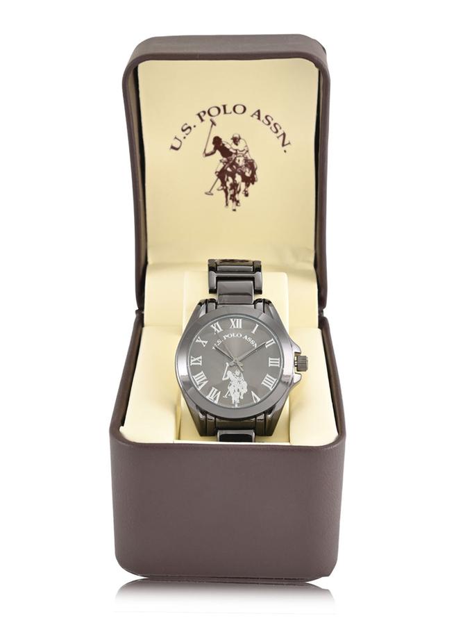 USPA LADIES GUNMETAL BRACELET WATCH On Sale