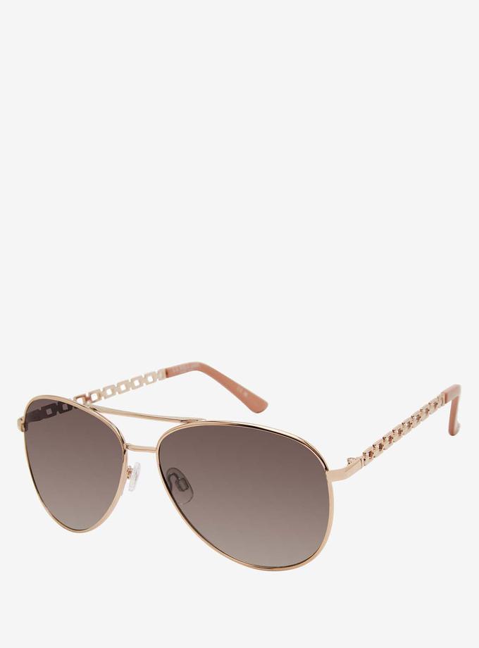 USPA LADIES METAL CHAIN AVIATOR SUNGLASSES Best Buy