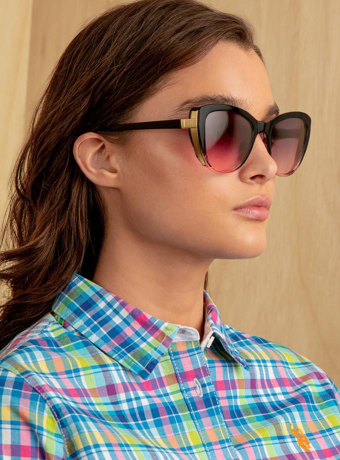 USPA LADIES RETRO CAT-EYE SUNGLASSES Same Day Delivery