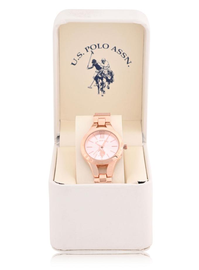 USPA LADIES ROSE GOLD BRACELET WATCH For Sale