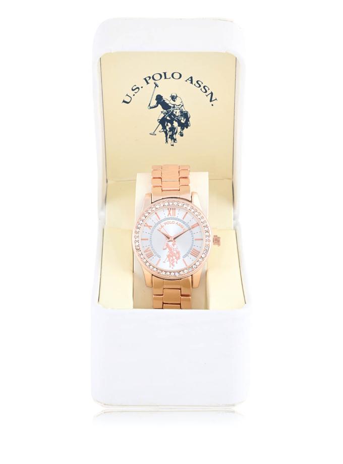 USPA LADIES ROSE GOLD BRACELET WATCH New Arrival