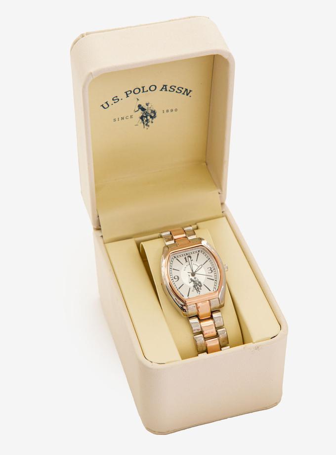 USPA LADIES ROSE GOLDTONE BRACELET WATCH New Arrival