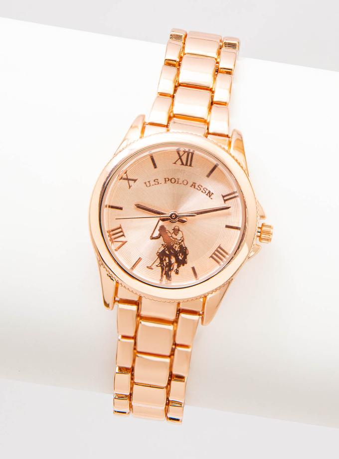 USPA LADIES ROSEGOLD BRACELET WATCH For Sale