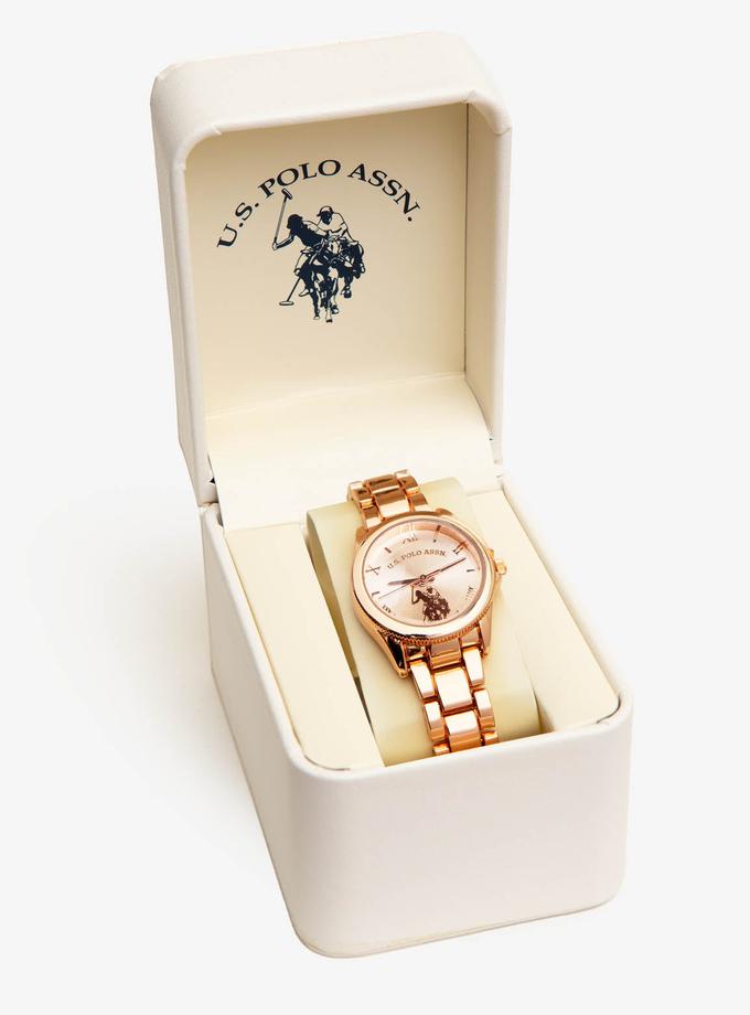 USPA LADIES ROSEGOLD BRACELET WATCH For Sale