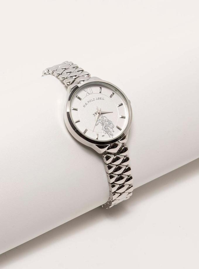 USPA LADIES SILVER BRACELET WATCH Best Price