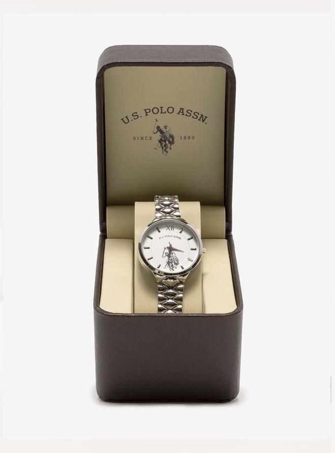 USPA LADIES SILVER BRACELET WATCH Best Price