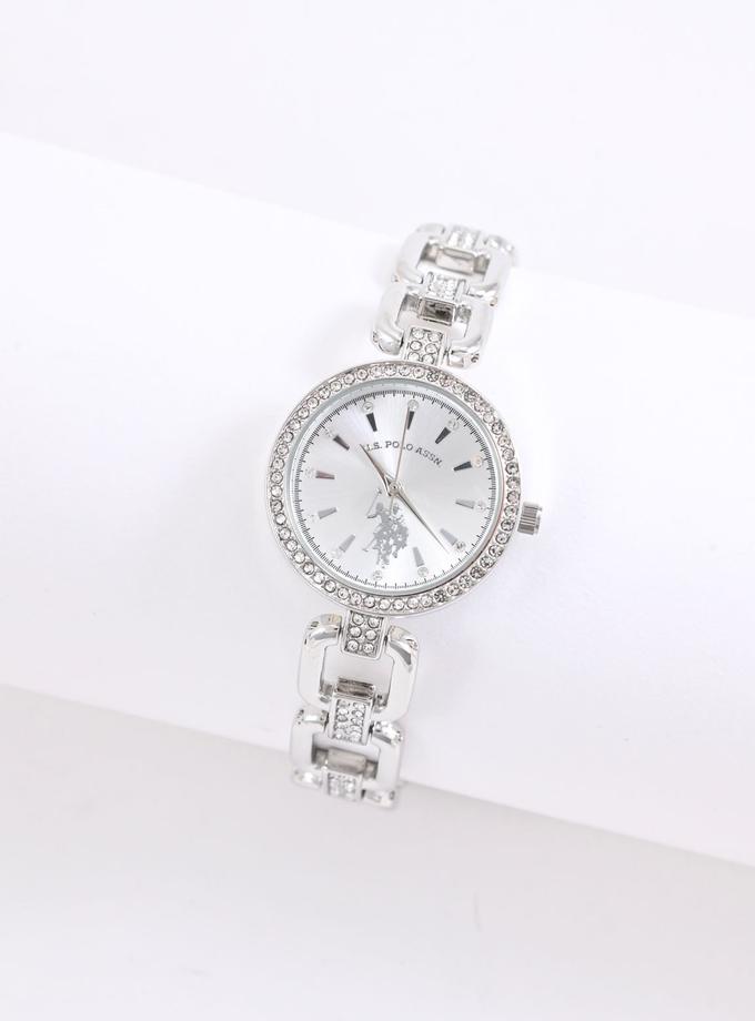 USPA LADIES SILVER LINK WATCH Best Buy