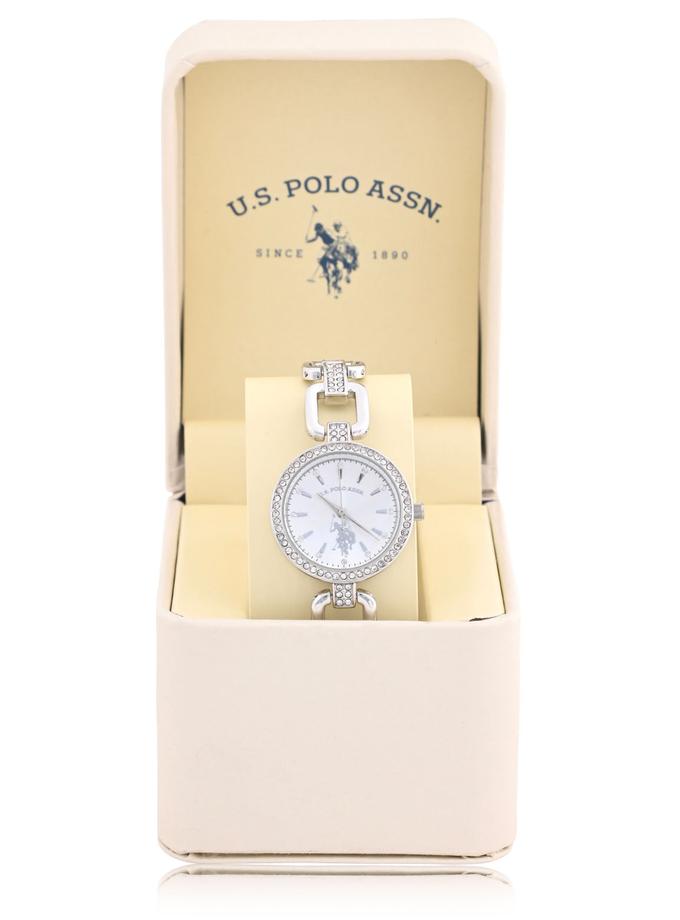 USPA LADIES SILVER LINK WATCH Best Buy