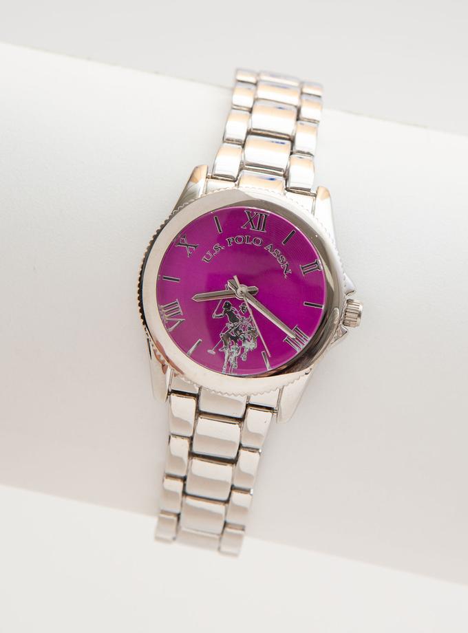 USPA LADIES SILVERTONE BRACELET WATCH On Sale