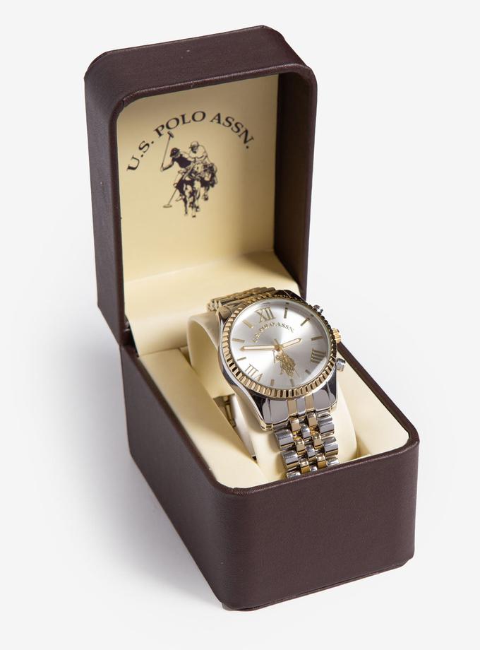 USPA LADIES TWO TONE BRACELET WATCH For Sale