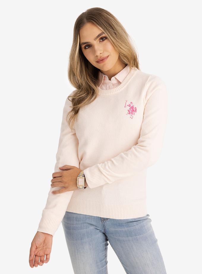 USPA LARGE LOGO CREW NECK SWEATER New Arrival