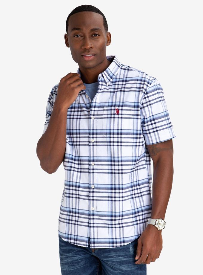 USPA LARGE PLAID OXFORD SHIRT New Arrival