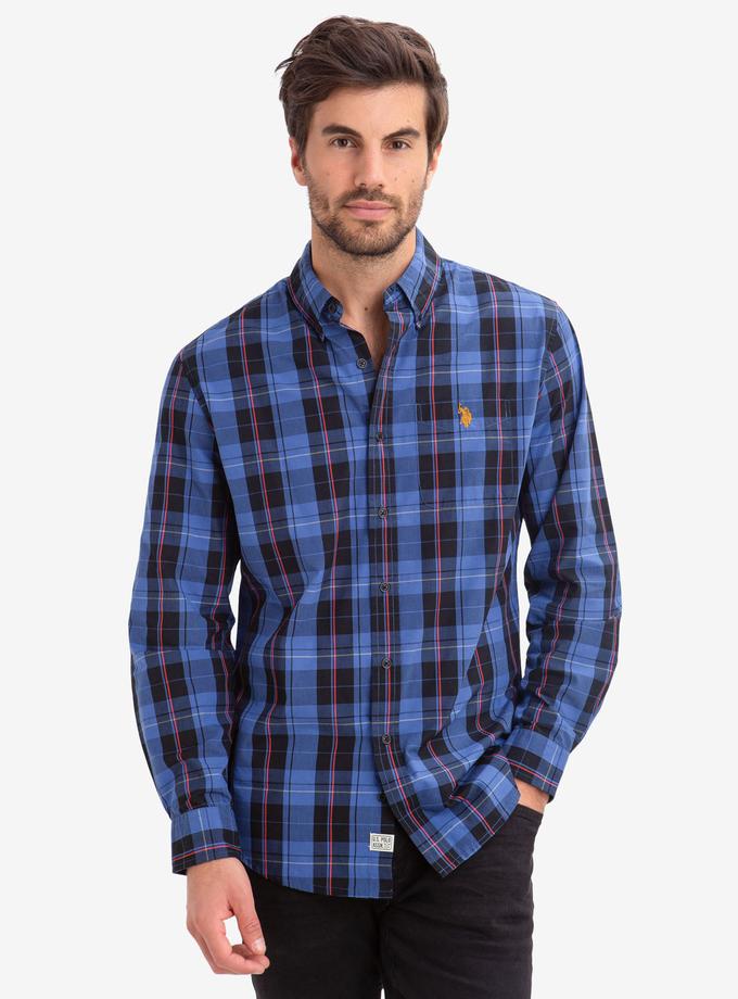 USPA LARGE PLAID POPLIN SHIRT High Quality