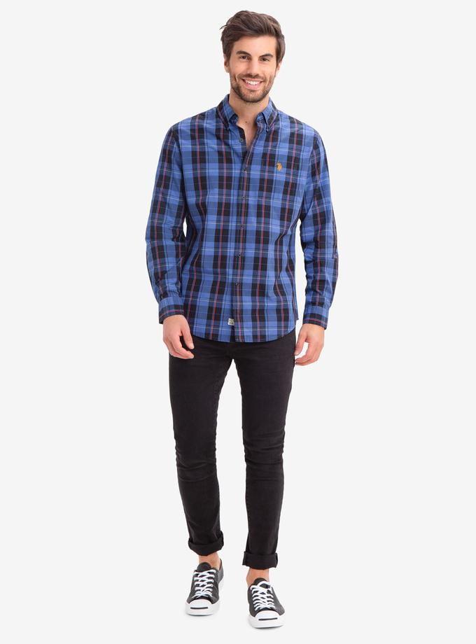 USPA LARGE PLAID POPLIN SHIRT High Quality