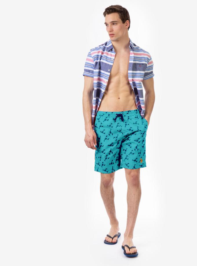 USPA LOBSTER PRINT SWIM TRUNKS Same Day Delivery