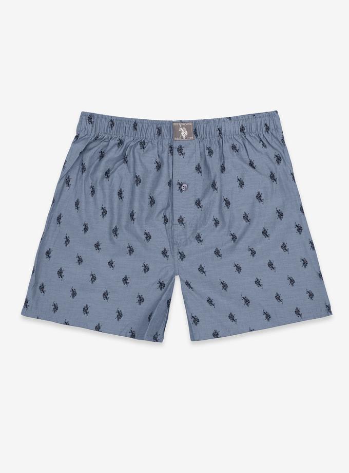 USPA LOGO CHAMBRAY WOVEN BOXER High Quality