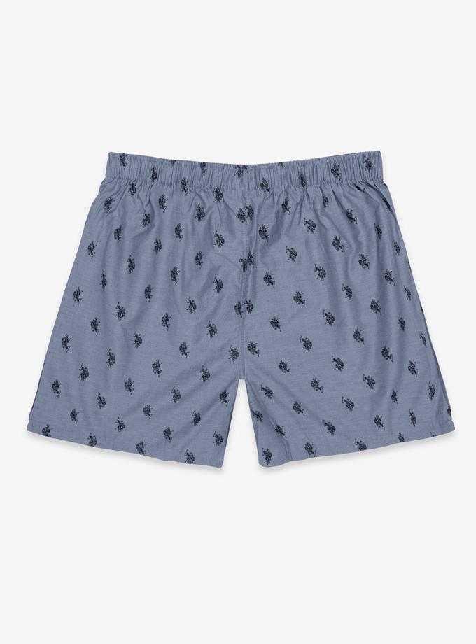 USPA LOGO CHAMBRAY WOVEN BOXER High Quality