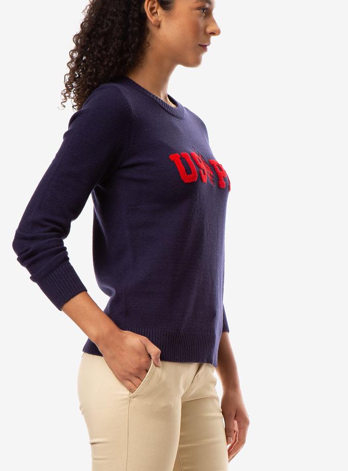 USPA LOGO CREW NECK SWEATER Best Price