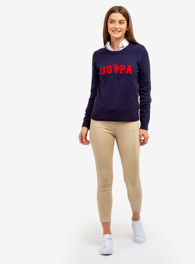 USPA LOGO CREW NECK SWEATER On Sale