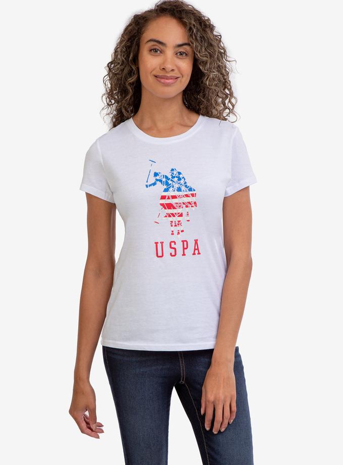 USPA LOGO FLAG CREW NECK T-SHIRT New Arrival