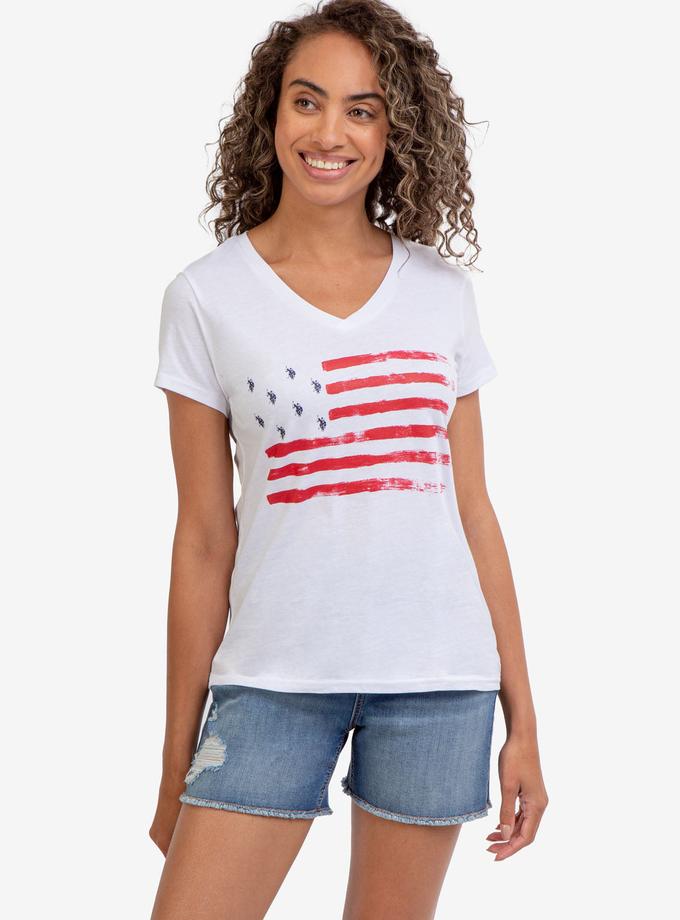 USPA LOGO FLAG T-SHIRT On Sale