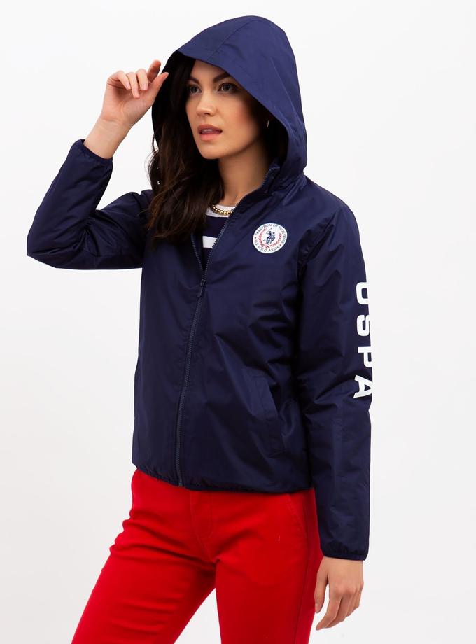 USPA LOGO JACKET WITH HOOD Best Buy